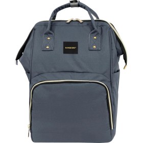 Resim Mevafa Çok Amaçlı Anne Bebek Bakım Sırt Çantası Klasik Gri 