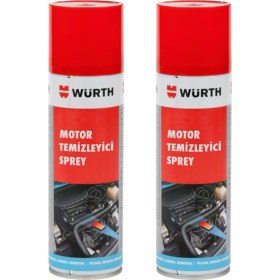 Resim Würth Su Gerektirmeyen Motor Temizleyici Sprey 2×500 ml – Araç, Motosiklet ve Çim Biçme Makinesi için Pratik Çok Amaçlı Temizlik 