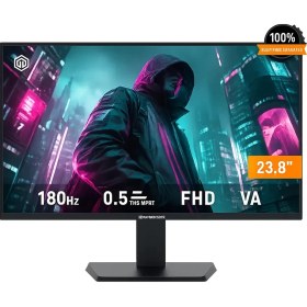 Resim GameBooster EDGE EF18 23.8" 180Hz 0.5Ms HDMI+DP FHD VA Panel Gaming Monitör 