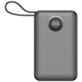 Resim Dexim Cz03 65w Pd Dahili Lightning& Type-c Kablolu 20000 Mah Powerbank Açık Gri 