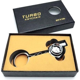 Resim Lemestar Gümüş Metal Led Işıklı Turbin Araba Anahtarı Askısı - Özel Tasarım, Dayanıklı Malzeme, Kutu Paketli 
