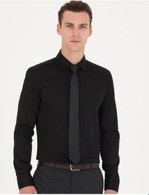 Resim Pierre Cardin Erkek Siyah Basic Gömlek 50268186-vr046 Siyah 