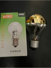 Resim OKYANUSAYD GOLD AYNALI ENDİREKT 220 VOLT 28 WATT HALOJEN A60 NORMAL E27 DUYLU HALOJEN AMPUL 