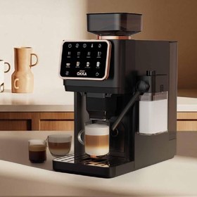 Resim Arzum OK0042 Okka Barista Pro Tam Otomatik Espresso Kahve Makinesi, Siyah Bakır 