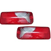 Resim Ximistore9 Man Tga Tgx Tgs Ve Scanıa Kamyonlar İçin Dayanıklı Kırmızı Arka Far Lens Kapağı - 1756751 