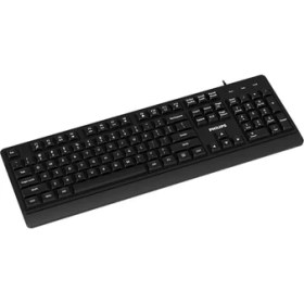 Resim Verto Phılıps SPK6247B, USB Kablolu, Türkçe Q, Multimedya Klavye (Siyah) 
