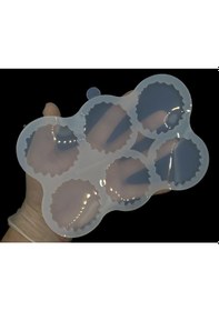 Resim Epoksikalipmarketi Epoksi Silikon Magnet Kalıbı 6'lı Geode Stil 2 