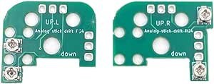 Resim ARMADIO LR Analog Stick Drift Yedek PS4 Analog Başparmak Çubuğu ile Uyumlu PS4 LR Drift PCB Modülü için Joystick Onarımı 