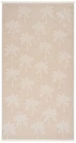 Resim Soft Palm Peştamal - Bej - 90X160 Cm 