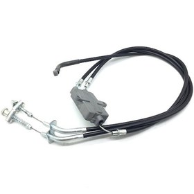 Resim Fosenze Yamaha Atv Moto 4 Serisi 1985-1995 İçin Önden Fren Kablosu Seti - Metal, Siyah, Oe:52h-26361-00-00/52h-26371-00-00 