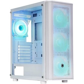 Resim Frisby CM-106 650W 80+ 4xARGB Fan Mid Tower Beyaz Mesh Oyuncu Bilgisayar Kasası 