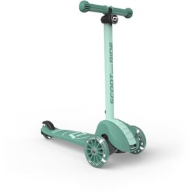 Resim Scoot and Ride Highwaykick 3S Çocuk Scooterı, Forest - LED Tekerlekli, Katlanabilir ve Ayarlanabilir 