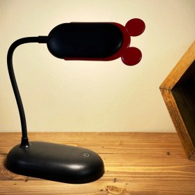 Resim CoverZone 3 Modlu Dokunmatik 39 cm Çocuk Odası Masa Lambası Ayarlanabilir LED Işık USB Şarjlı Masa Lambası 