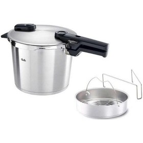 Resim Fissler Vitaquick Premium Düdüklü Tencere 6 L With İnsert Çelik 