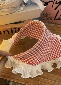 Resim mirkidsclub French Style Taçlı Üçgen Bandana / Taç 