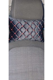 Resim Genel Markalar Chevrolet Impala 1965-1970 boyun Yastığı TAY TÜYÜ KIRMIZI DİKİŞ 2AD. 