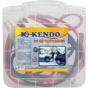 Resim Kendo KTK302 Çantalı Oto Akü Takviye Kablosu 150 Amper 2 Metre 