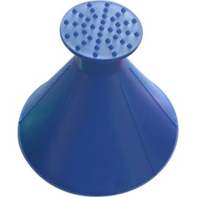 Resim Cdwishbest Mavi Stil Ücretsiz Kış Oto Araba Sihirli Pencere Ön Cam Araba Buz Kazıyıcı Şekilli Huni Kar Sökücü Deicer Koni Aracı (Yurt Dışından) 