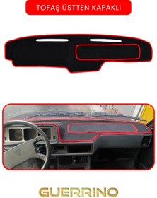 Resim Perdea TOFAŞ ÜSTTEN KAPAKLITORPİDO KORUMA HALISI KIRMIZI KENAR 