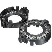 Resim 2 Adet D1s D3s Hıd Ampul Tutucu Adaptörü Adaptör Klipsi Halka Tutucu 63117162087 1 3 5 7 Serisi X5 X6 Siyah Gümüş. 