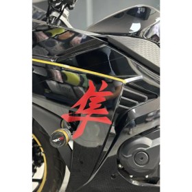 Resim Banxtre Motosiklet Için Kırmızı Renk Büyük Boy Hayabusa Logoları (Sağ ve Sol Toplam 2 ADET)(30CM Boy) 