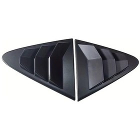 Resim Dashanshop Toyota Corolla Sedan 2020-2023 Arka Hava Çıkış Kapaklık Siyah Abs Dekoratif Paneli 