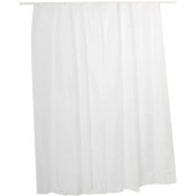 Resim Erol Teknik Polyester Beyaz Banyo Perdesi 