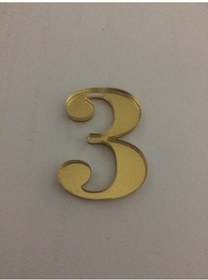 Resim Gendec 5 Cm Altın Sarı No:3 