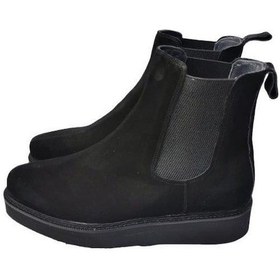 Resim Boy Uzatan Bot Siyah Süet 