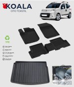 Resim Fiat Fiorino Combi Halı Bagaj 2008 Ve Sonrası Uyumlu Sahler Paspas + Bagaj Havuz Seti 