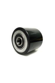 Resim Rolwal Siyah Poliüretan Transpalet Tekerleği 80x70 mm 