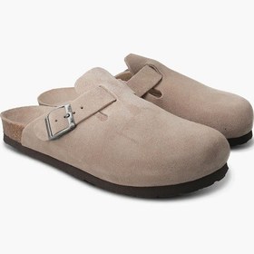 Resim Riva Velour Taupe Terlik Erkek Rıva 105495 Genuins Velour Taupe Riva Velour Taupe 