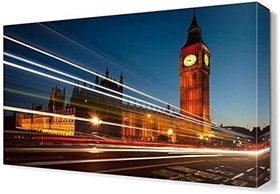 Resim Londra Işıklı Cadde Tablo - 75x50 