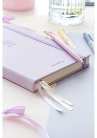 Resim A5 Bullet Journal Noktalı Defter 140 Gr. 80 Yaprak Lavender Mist Lila 