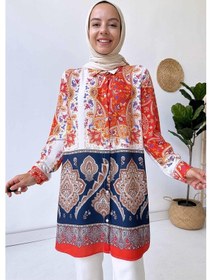 Resim Kahijab Etro Desen Tunik Narçiçeği 
