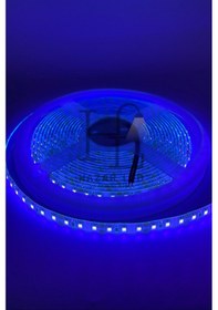 Resim 12 Volt Uv Ultraviyole Şerit Led 2835 Smd Metrede 120 Led Black Light 5 Metre 