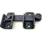 Resim Antika Tarz Dekoratif Pirinç Kapı Mandalı - 57X115 Mm, Oksit 