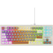 Resim Everest KB-98 SILENT TKL Gri Mavi/Gri/Kahve Rainbow Q Membrane Klavye 