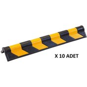 Resim 10 Adet Otopark Kauçuk Kolon Köşe Koruyucu Oval Kolon Koruma 