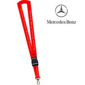 Resim abcofis Araç Içi Askılığı Kırmızı Mercedes Kilitli Aparatlı 