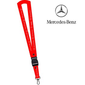 Resim abcofis Araç Içi Askılığı Kırmızı Mercedes Kilitli Aparatlı 