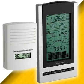 Resim Sevgift Tfa 35.1083.54 ´gaıa´ Kablosuz Barometre, Termometre ve Higrometre 