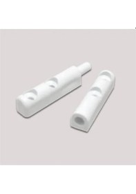 Resim Plastik Beyaz Sineklik Menteşesi 17x25 Mm 10 Adet Sağ Kapı Menteşesi Plastik 