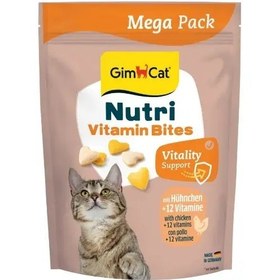 Resim Gimcat Nutri Vitamin Tavuklu Bağışıklık Destekleyici Kedi Ödül Maması 1 Adet 425 Gr 