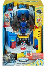 Resim Mattel Hnw08 Imaginext Dc Super Friends Ultimate Hq Macera Seti 