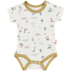 Resim Tiffany Baby & Kids Tiffany Traveller Dino Yarım Kollu Bebek Body 50029 