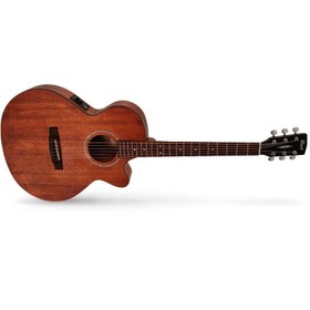 Resim Cort SFX-MEM OP Elektro Akustik Gitar - Open Pore (Orta Seviye) | İnce Kasa (Slim Body) Tasarımı, Tamamı Maun (All-Mahogany) Gövde, Cort CE304T EQ ve Doğal Mat Bitiş 