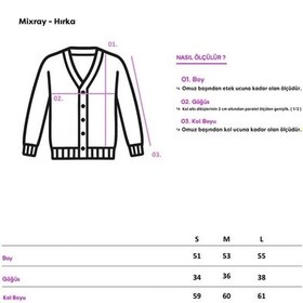 Resim Mixray 6931 Kadın Düğmeli Fitilli Triko Hırka Vizon 