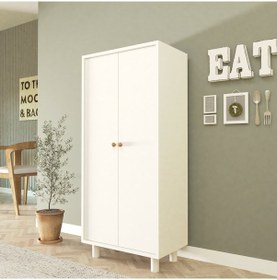 Resim Bono Çok Amaçlı Dolap , Erzak Kiler Dolabı Beyaz 