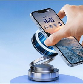 Resim Büro Ev Ofis Cep Telefonu İçin 360 Dönen Vakumlu Manyetik Telefon Tutucu Diğer 